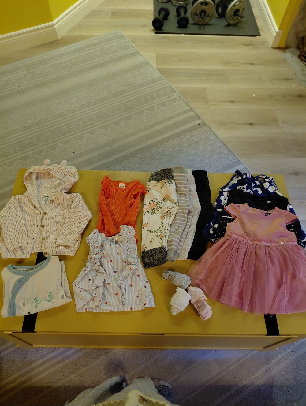 Bundle Of Baby Girl's Clothes 12M